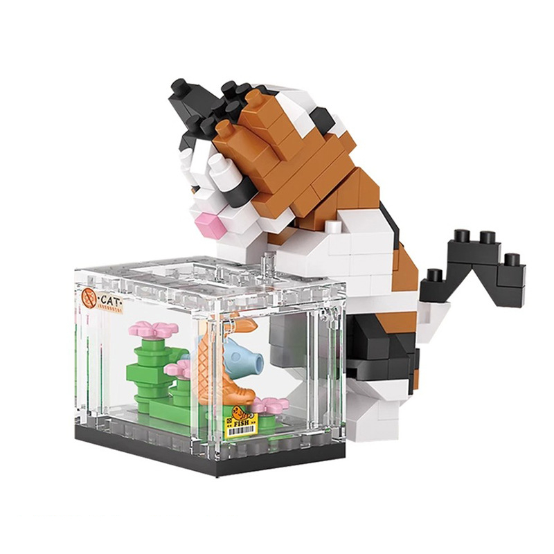 Aquarium Fish Game - Kit de blocs de construction d'animaux