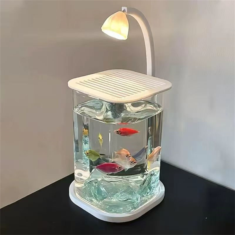 Aquarium Fish Game - Mini aquarium d'aquarium en verre de