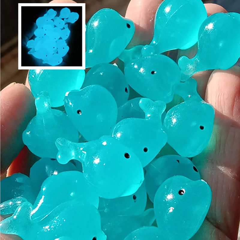 Aquarium Fish Dolphin - DolDave-Petits Graviers de Paysage Fluorescents en