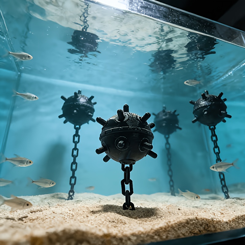 Aquarium Fish Game - Ornements d'aquarium Mine Cool, Décorations 3D