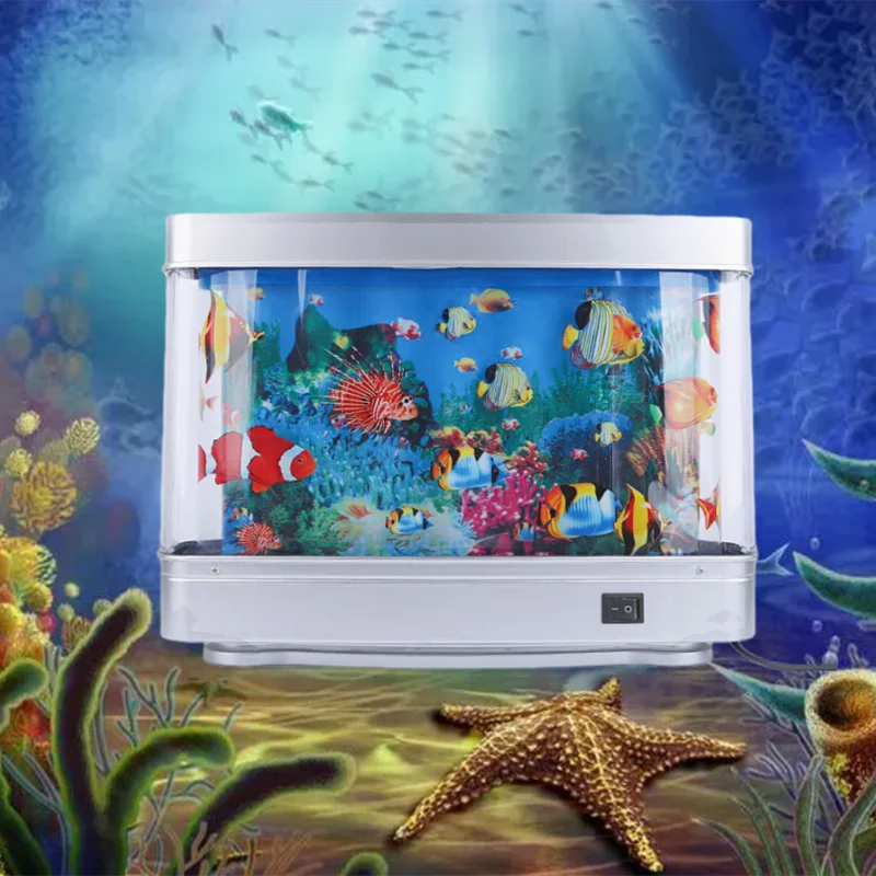 Aquarium Fish Dolphin - Lampe Led dynamique pour Aquarium, océan