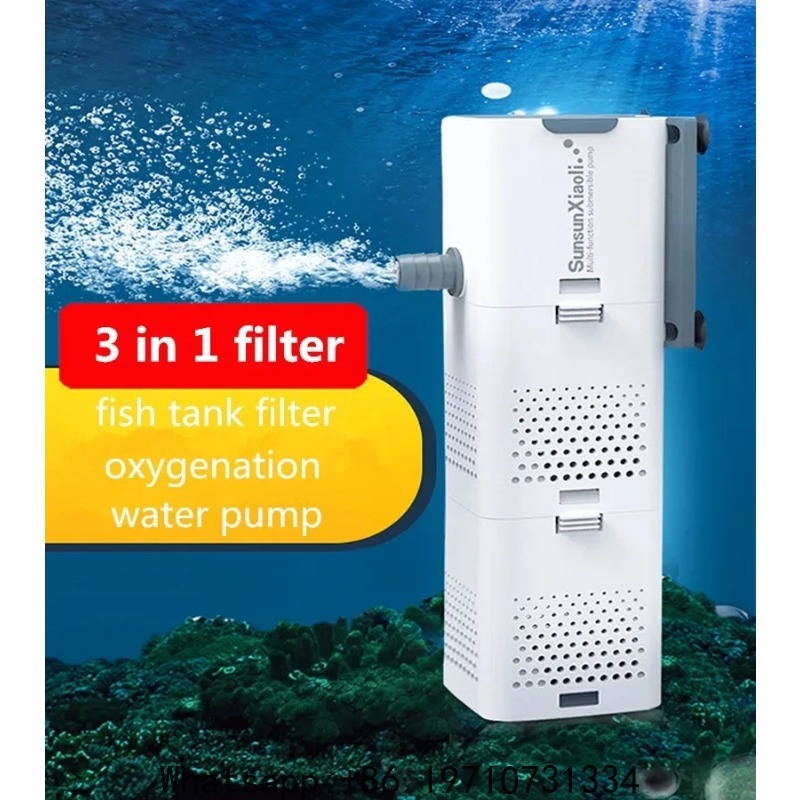 Fish Tank Filter Aquarium - Filtre SUNSUN 3 en 1 pour
