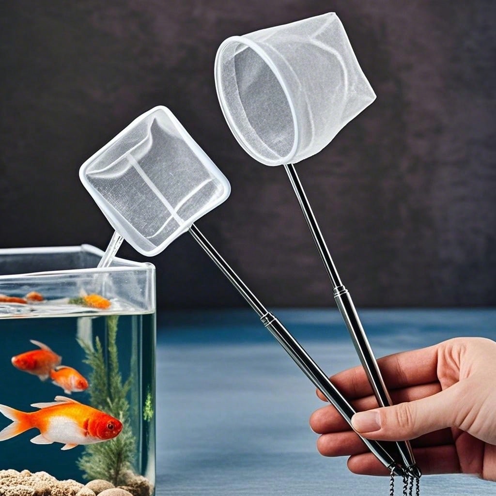 Aquarium Fish Food - Épuisette pour poissons d'aquarium - une