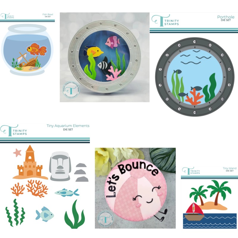 Aquarium Fish Food - Stencils de découpe en métal 'Starring