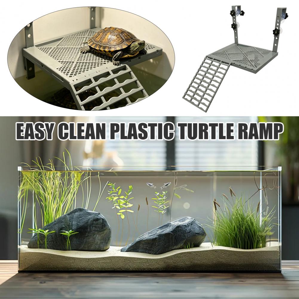 Aquarium Fish Guppy - Décoration d'aquarium, plateforme suspendue pour tortues