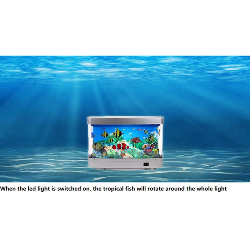 Lampe LED Océan Virtuel Dynami - Aquarium Fish Dolphin avis et prix