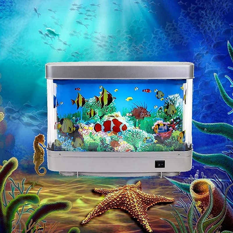 Lampe LED Océan Virtuel Dynami - Aquarium Fish Dolphin avis et prix