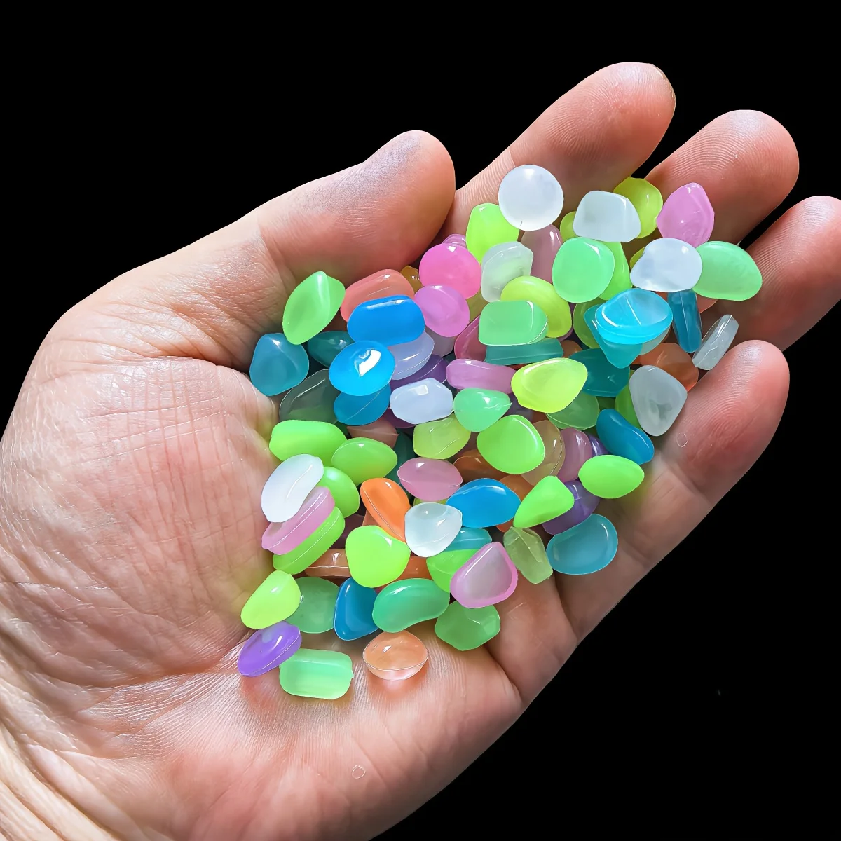 1CM 100 pièces Pierres de cana - Aquarium Fish Guppy avis et prix