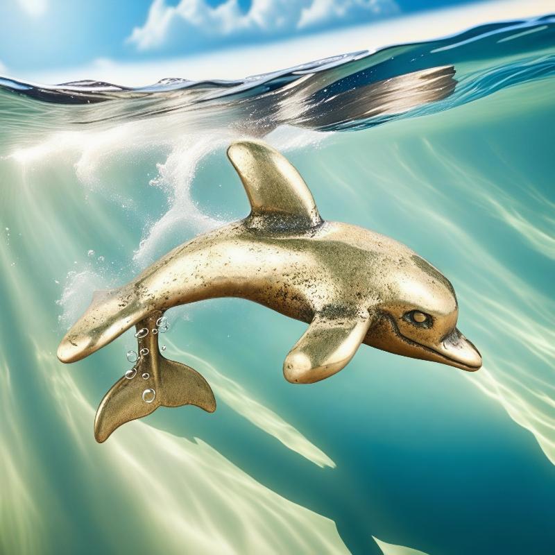 Figurine de dauphin en laiton, - Aquarium Fish Dolphin avis et prix