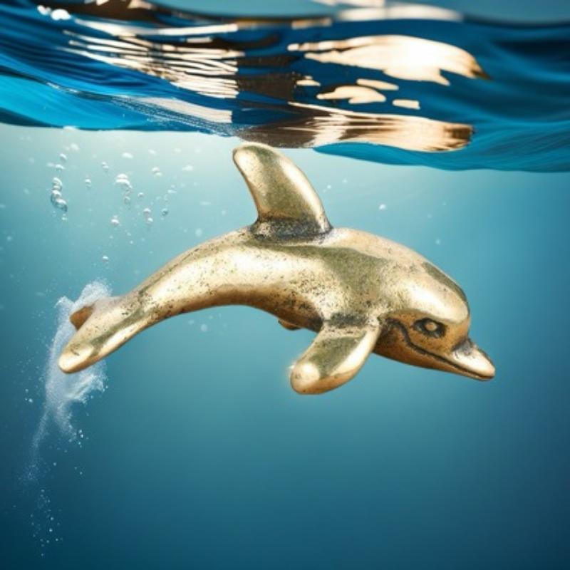 Figurine de dauphin en laiton, - Aquarium Fish Dolphin avis et prix