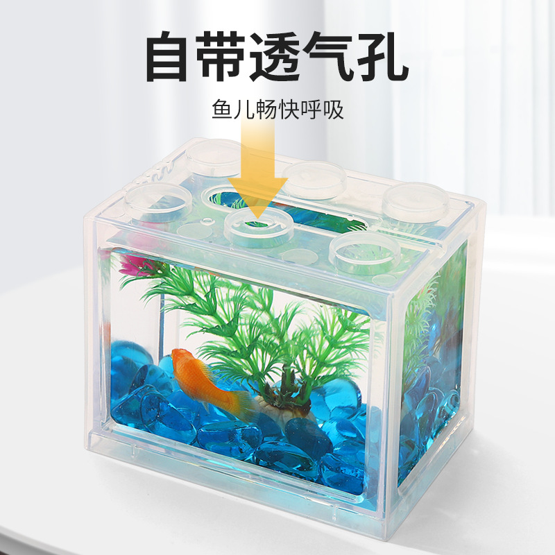 Mini aquarium USB avec lumière - Aquarium Fish Game avis et prix