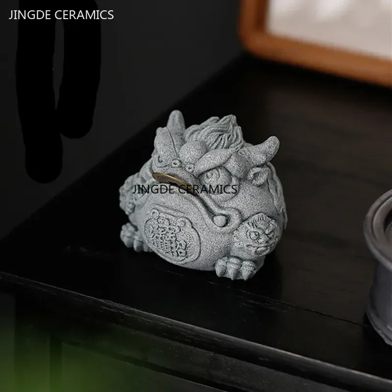 Grès Fengshui doré créatif, dé - Aquarium Fish Guppy avis et prix