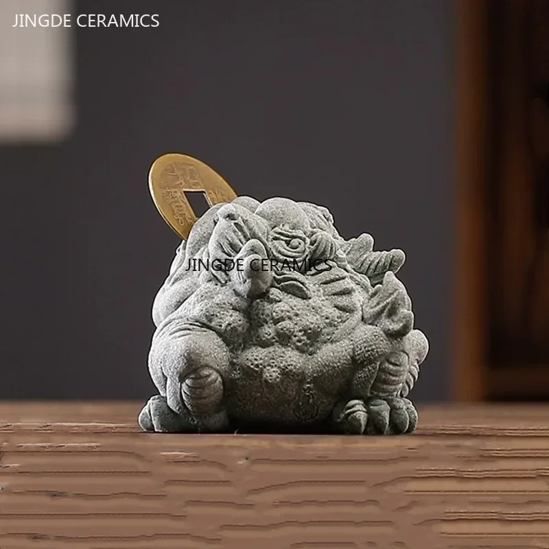 Grès Fengshui doré créatif, dé - Aquarium Fish Guppy avis et prix