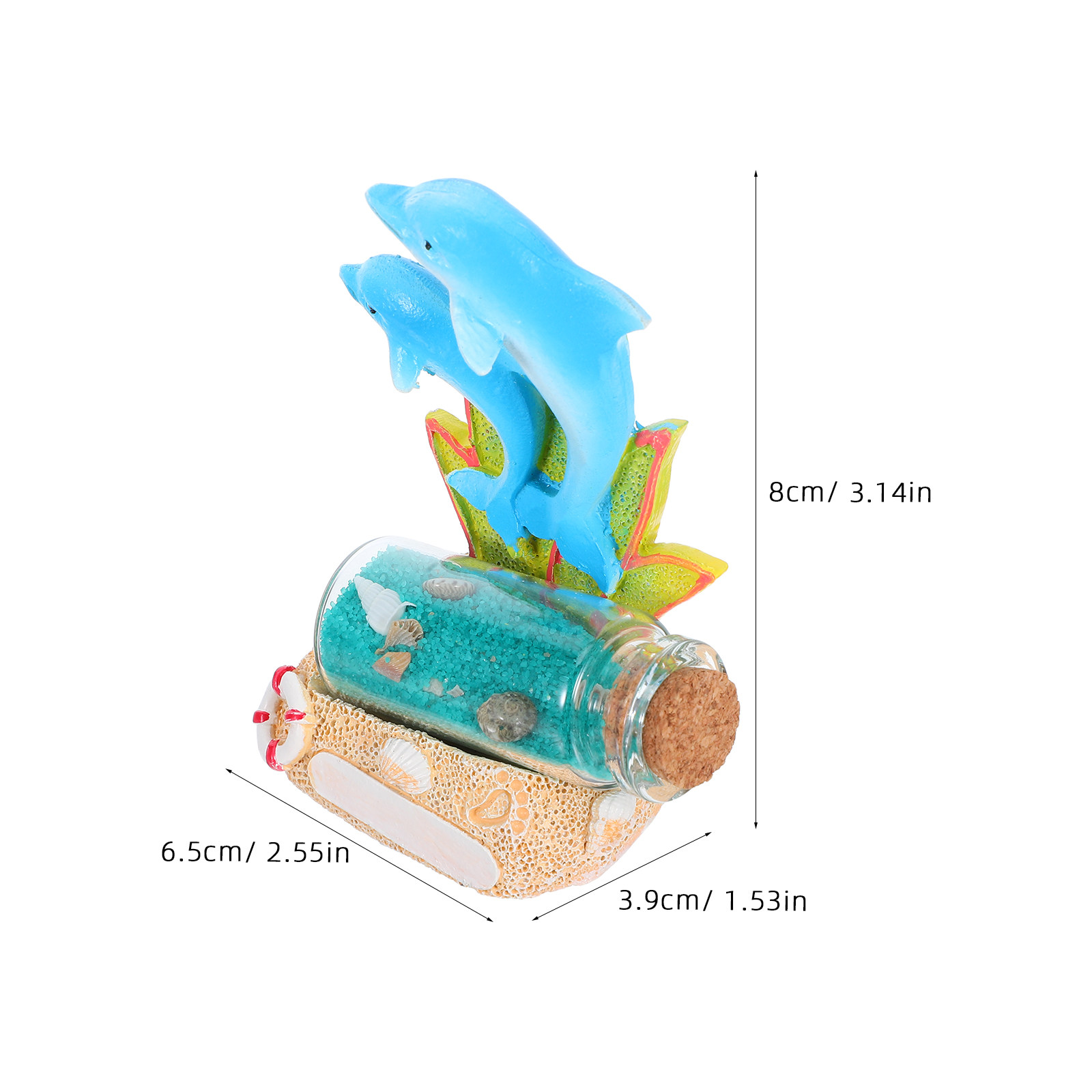 Bouteille à souhait en résine  - Aquarium Fish Dolphin avis et prix