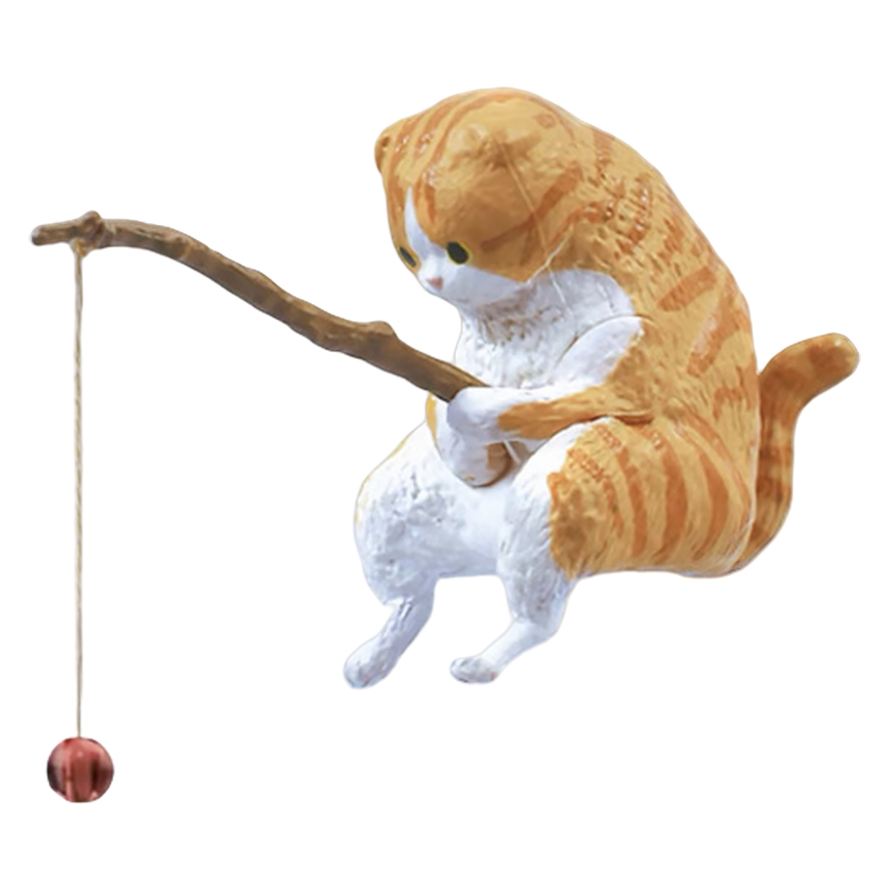 Figurine de chat de pêche mign - Fish Toy In Aquarium avis et prix