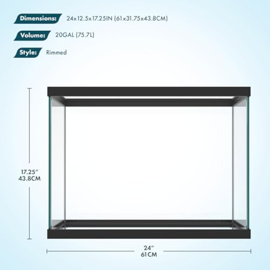 Aquarium en verre de 20 gallon - Fish Toy In Aquarium avis et prix