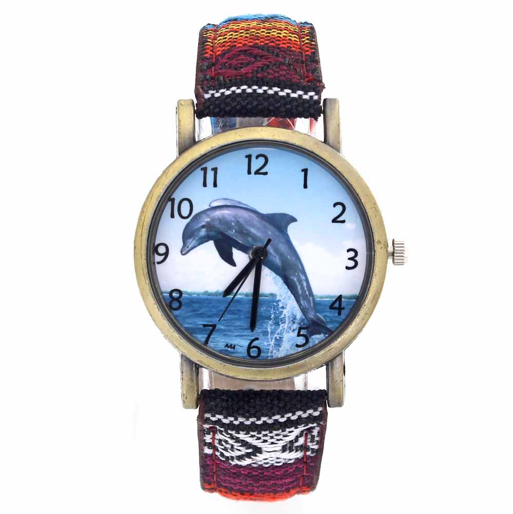 DolDave-Montre à quartz analog - Aquarium Fish Dolphin avis et prix