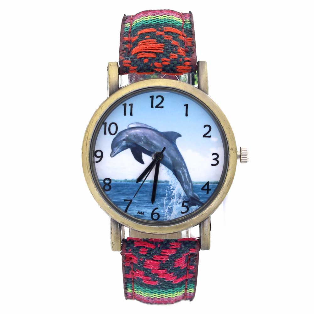 DolDave-Montre à quartz analog - Aquarium Fish Dolphin avis et prix