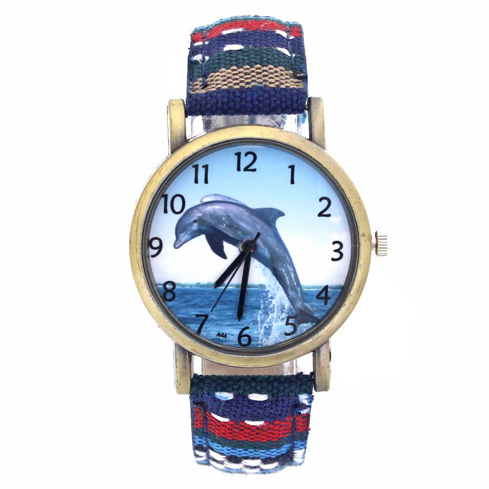 DolDave-Montre à quartz analog - Aquarium Fish Dolphin avis et prix