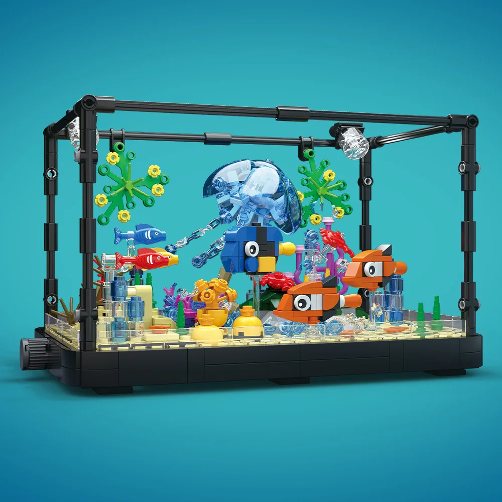 Ensemble de blocs de construct - Aquarium Fish Guppy avis et prix