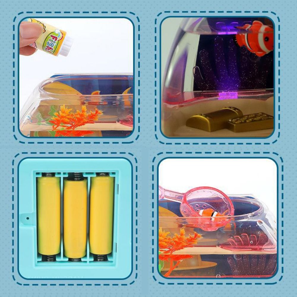 Jouet d'aquarium artificiel cr - Aquarium Fish Game avis et prix