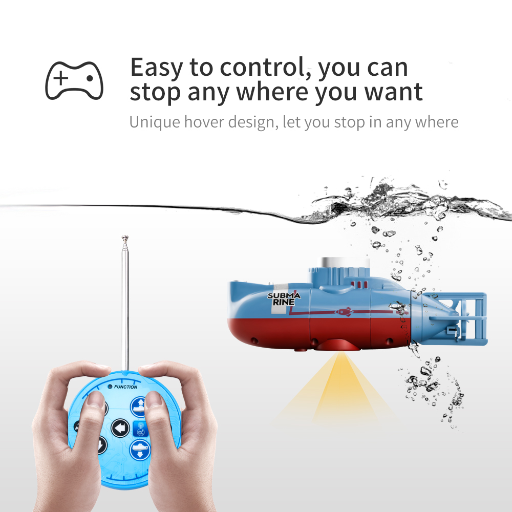 Mini bateau télécommandé milit - Aquarium Fish Game avis et prix