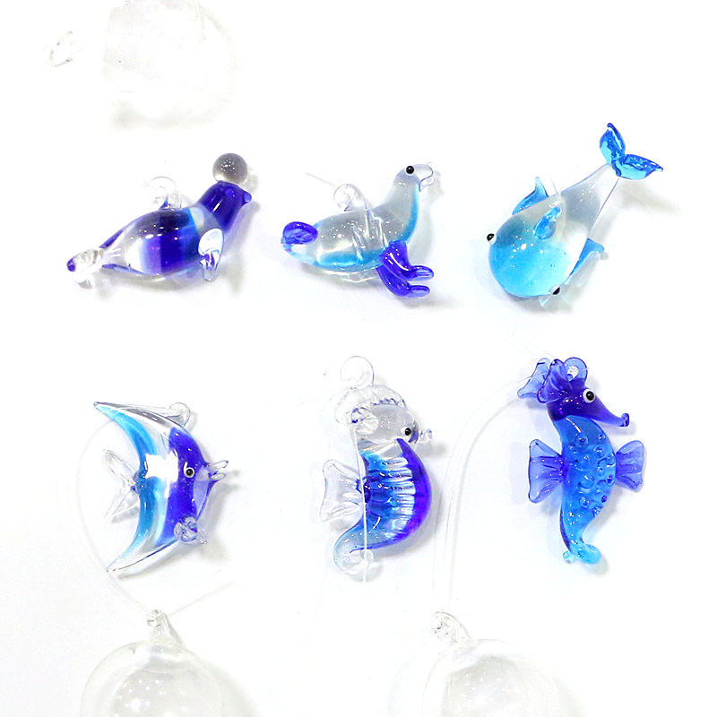 Pendentif en verre flottant po - Aquarium Fish Dolphin avis et prix