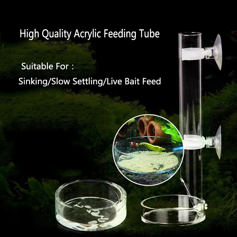 Tube transparent en acrylique  - Aquarium Fish Food avis et prix