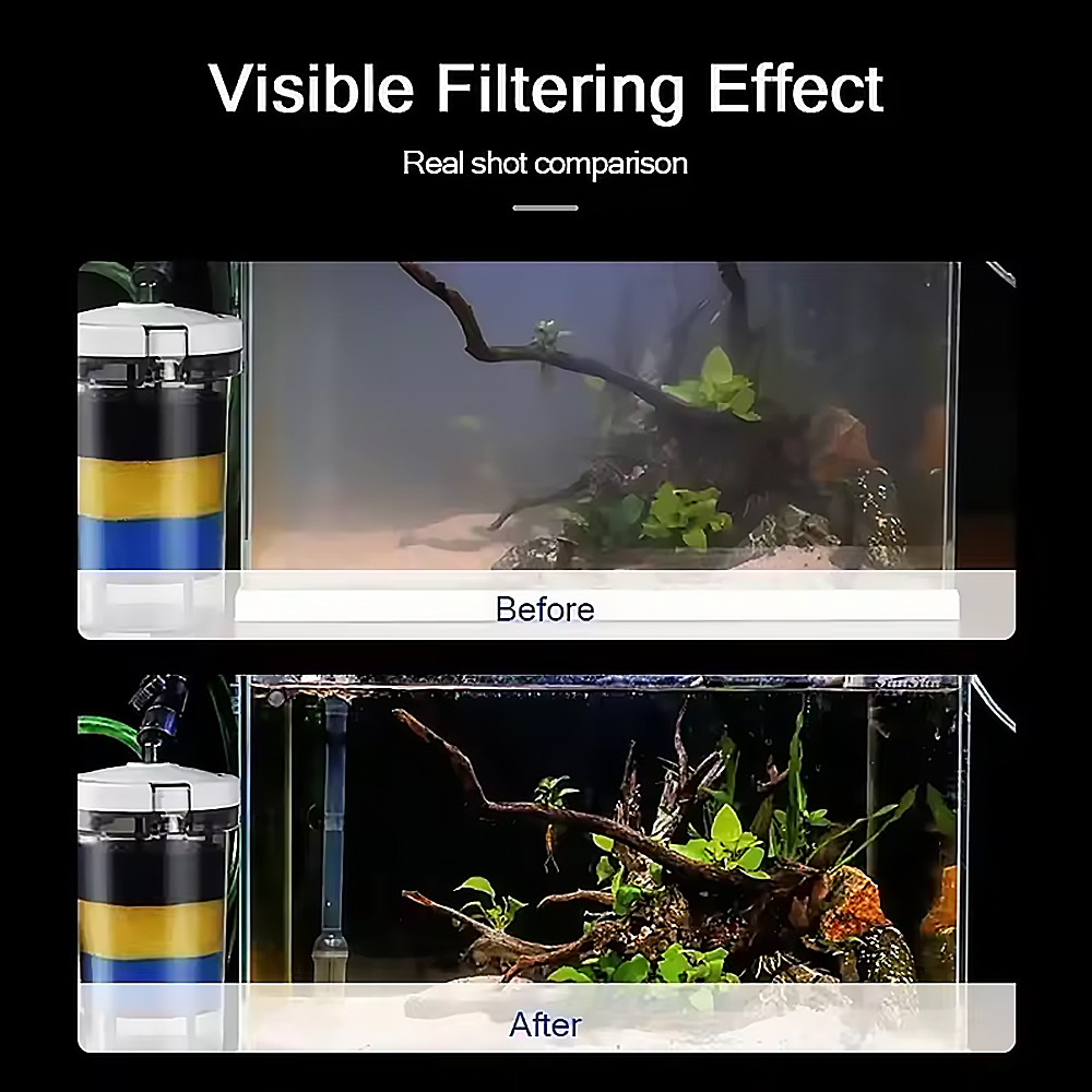 Filtre externe à trois couches - Fish Tank Filter Aquarium avis et prix