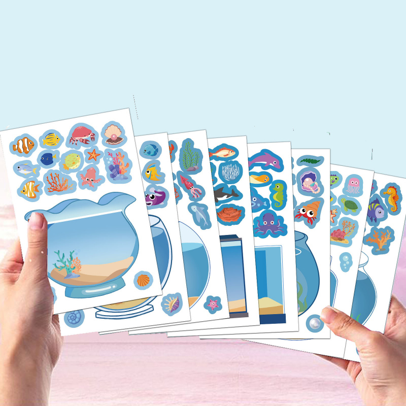 8 pièces mignon dessin animé r - Aquarium Fish Game avis et prix