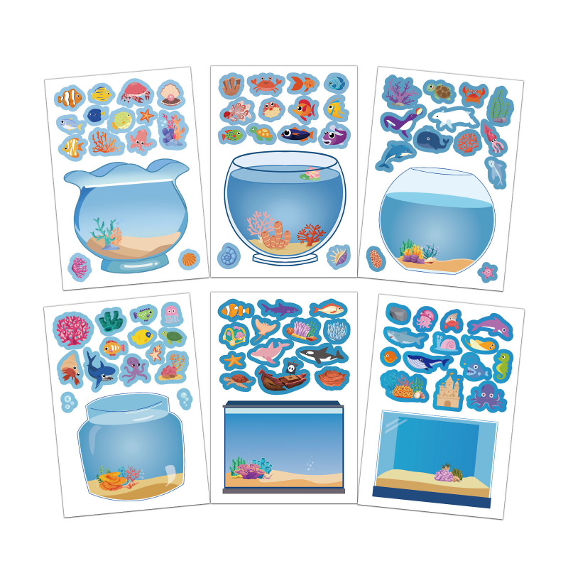 8 pièces mignon dessin animé r - Aquarium Fish Game avis et prix